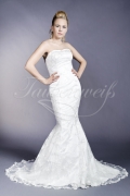 Brautkleid TW0070B - Meerjungfrau Spitze Perlen Pailletten Schleppe Herzausschnitt 1