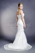 Brautkleid TW0070B - Meerjungfrau Spitze Perlen Pailletten Schleppe Herzausschnitt 3