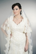 Brautkleid TW0159B - Übergröße Plus XXL Große Größe Spitze Glockenärmel Trompete 2