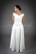 Brautkleid TW0053B - A-Linie schmal schlichte Applikationen Carmen-Ausschnitt 3