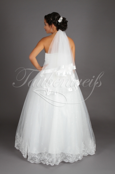 Brautkleid TW0175B - Prinzessin Tüll Glitzer Spitze Falten ohne Schleppe 3