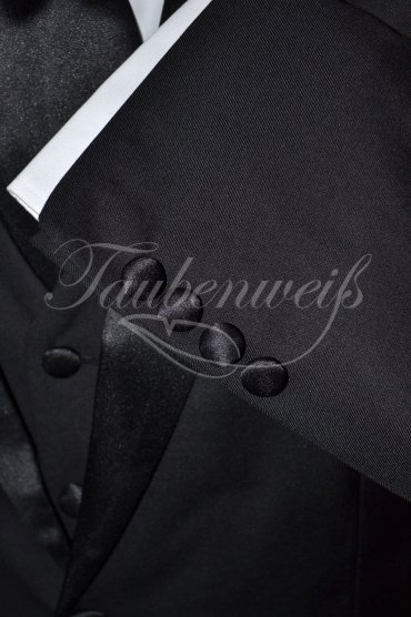 Anzug TW0002AN - Bräutigam schwarz 2reihig Mischgewebe Wolle Polyester 5