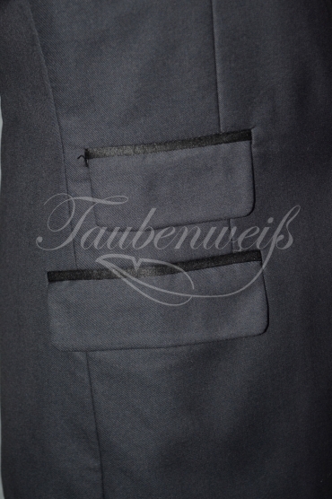 Anzug TW0004AN - Bräutigam dunkelblau einreihig Mischgewebe Wolle Polyester 4