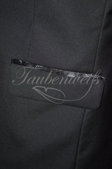 Anzug TW0005AN - Bräutigam dunkelblau einreihig Mischgewebe Wolle Polyester 4