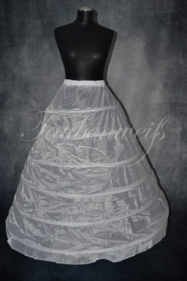 Reifrock R0006 - Reifrock Petticoat 6 Reifen Hard Tüll einstellbarer Bund Prinzessin 1